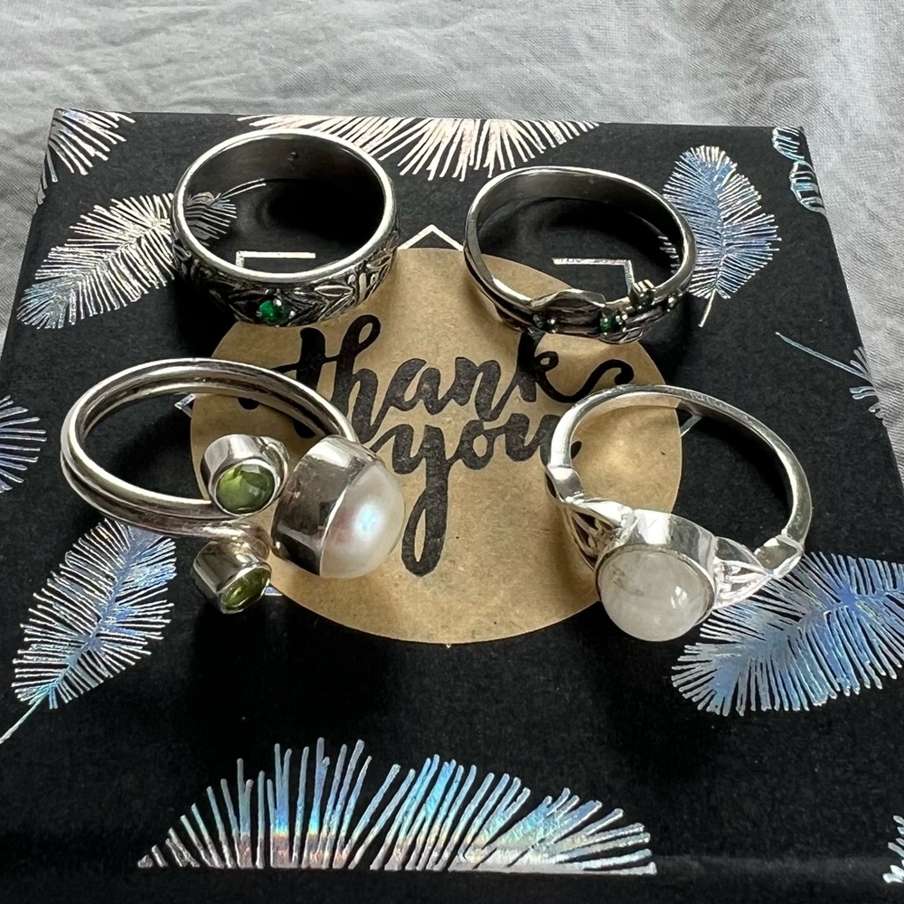 Vintage Silver Rings Bundle